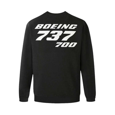 BOEING 737 Men's Oversized Fleece Crew Sweatshirt e-joyer